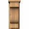 Ekena Millwork Newport Rough Sawn Corbel w/Backplate, Western Red Cedar, 8"W x 12"D x 20"H COR08X12X20NEW01RWR - alternate 4